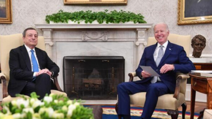 Incontro Draghi biden